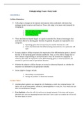 NUR 3032 Pathophysiology Exam 1 Study Guide