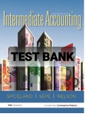 Exam (elaborations) Test Bank for Intermediate Accounting 7th Edition Spiceland, Sepe, Nelson   