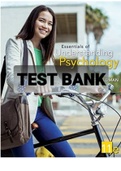 Exam (elaborations) Test Bank for Essentials of Understanding Psychology 11th Edition by Feldman 