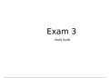 NURS 3561 - EXAM 3 STUDYGUIDE.