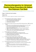 Test Bank - Pharmacotherapeutics for Advanced Practice Nurse Prescribers 5th Edition Woo Robinson Test_Bank