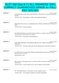 GLST-200-Quiz-6 (1) ALL ANSWERS 100% CORRECT GUARANTEED GRADE A+ FALL-2021 SOLVED