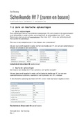 Hf: 7 Zuren en basen (Nova scheikunde 5 vwo)