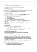 Samenvatting Laagland, literatuur & lezer 4/5/6 vwo Leerwerkboek B Module 6 tm 9