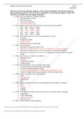 Bio 1020 Practice Final Exam [Answer Key]