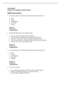 PCB 3063 Test Bank for Chapter 20: Genomics and Proteomics. 100% CORRECT.