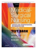 TEST BANK MEDICAL SURGICAL NURSING CONCEPTS FOR INTERPROFESSIONAL COLLABORATIVE CARE