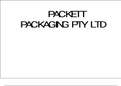 PACKETT PACKAGING PTY LTD.