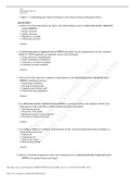 Joel Adv Practice NSG, 4e CH07 TB Chapter 7: Credentialing and Clinical Privileges for the Advanced Practice Registered Nurse QUESTIONS 1. Which of the following justifies the rigor of the credentialing process for advanced practice registered 