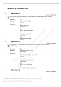 NRNP 6531 Wk 5 Knowledge Check Latest 2021(Graded A).