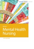 Neeb’s Mental Health Nursing 5th Edition 