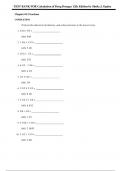 TEST BANK FOR Calculation of Drug Dosages: A Work Text, 11e 11th Edition by Sheila J. Ogden ISBN: 9780323551281 || Guide A+
