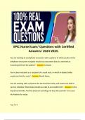 EPIC Nurse Exam/ Questions with Certified Answers/ 2024-2025.  