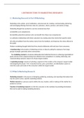 Marketing and Research full study notes for first year students