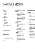 Samenvatting Lineaire Algebra -  vectormeetkunde