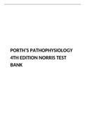 TESTBANK ESSENTIAL OF PATHOPHYSIOLOGY 4TH EDITION BY PORTH (ALL CHAPTERS COVERED )