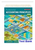 TEST BANK FOR FUNDAMENTAL ACCOUNTING PRINCIPLES VOLUME 2 CANADIAN 15TH EDITION BY LARSON IBSN 1259087360