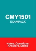 CMY1501 - Collection MCQ  Questions and Answers (Updated 2023)