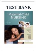 Test Bank - Maternal-Child Nursing 6th Edition by Emily Slone McKinney  |All Chapters ||Complete