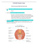 NUR 2180 / NUR2180 Module 8 Quiz (Latest 2022/2023): Physical Assessment - Rasmussen College