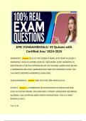 EPIC FUNDAMENTALS/ 59 Quizzes with Certified Ans/ 2024-2025