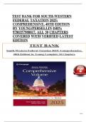 TEST BANK FOR SOUTH-WESTERN FEDERAL TAXATION 2025: COMPREHENSIVE, 48TH EDITION BY YOUNG/PERSELLIN ISBN; 9780357988817, ALL 30 CHAPTERS COVERED WITH VERIFIED LATEST EDITION