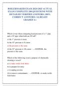 BOILERMAKER EXAM 2024-2025 ACTUAL EXAM COMPLETE 200 QUESTIONS WITH DETAILED VERIFIED ANSWERS (100% CORRECT ANSWERS) /ALREADY GRADED A+