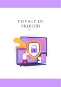 Samenvatting deontologie deel 1 : privacy en vrijheid