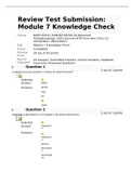 NURS-6501C-24, NURS-6501N-24 Module 7 Knowledge Check