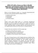 APEA 3P with a focus on Men's Health Objective Assessment Guide Exam Questions and Already graded Solutions and Assured Satisfactions 2024/2025