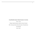 D031: Using Telehealth to Improve Patient Outcomes in Corrections Stacy L. Good College of Health Professions, Western Governors University D031: Advancing Evidence-Based Innovation in Nursing Practice Jessica Bechard May 13, 2021