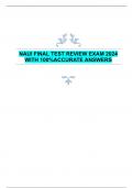 NAUI FINAL TEST REVIEW EXAM 2024  WITH 100%ACCURATE ANSWERS