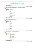 NRNP 6552 / NRNP6552 Week 5 Quiz. Latest