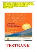 TEST BANK - FOR MEDICAL-SURGICAL NURSING CONCEPTS FOR CLINICAL JUDGMENT AND COLLABORATIVE CARE 11TH EDITION( DONNA D. IGNATAVICIUS,2024) NEWEST EDITION COMPLETE SOLUTION NEWEST EDITION 2024 || LATEST UPDATE || COMPLETE GUIDE || GRADED A+