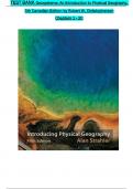 TEST BANK For Geosystems: An Introduction to Physical Geography, 5th Canadian Edition, Verified Chapters 1 - 20, Complete 