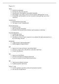 NUR 254 - Test 1 med surg 2 study guide.