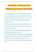 ODP EXAM 1 – Objectives Exam Questions and Answers 100% Solved