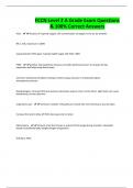 FCCN Level 2 A Grade Exam Questions & 100% Correct Answers