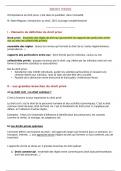 Notes de cours Droit privé - Introduction 