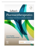 LEHNE’S PHARMACOTHERAPEUTICS FOR ADVANCED PRACTICE NURSES AND PHYSICIAN ASSISTANTS 2ND EDITION ROSENTHAL TEST BANK.