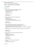 Openstax microbiology testbank chapter 15: Microbial mechanism of pathogenicity