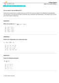 SOPHIA COLLEGE ALGEBRA MILESTONE 4 | 2016