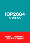 IOP2604 - EXAM PACK (2022)