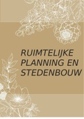 ruimtelijke planning en stedenbouw