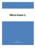 BIO 171  - Micro Exam 1 study guide (Questions And Answers)