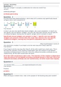 Bio 171 lab 8 exam questions and Answers