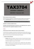 TAX3704 Assignment 2 (Semester 2) 2024 - Due 17 September 2024