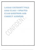 Exam (elaborations) POLS 2302