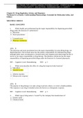 TEST BANK FOR Understanding Pharmacology, Essentials for Medication Safety, 2nd Edition,Workman & LaCharity 100% A+ GRADED( ALL CHAPTERS COVERED)