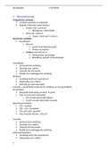 Samenvatting theorie Biostatistiek/biomedische statistiek